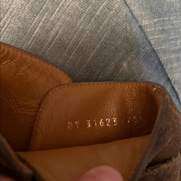 YSL Saint Laurent Blake Jodhpur Suede Bootie in Kaki Beige Suede 41.5 US 10.5🔥🔥🔥 - Picture 11 of 14